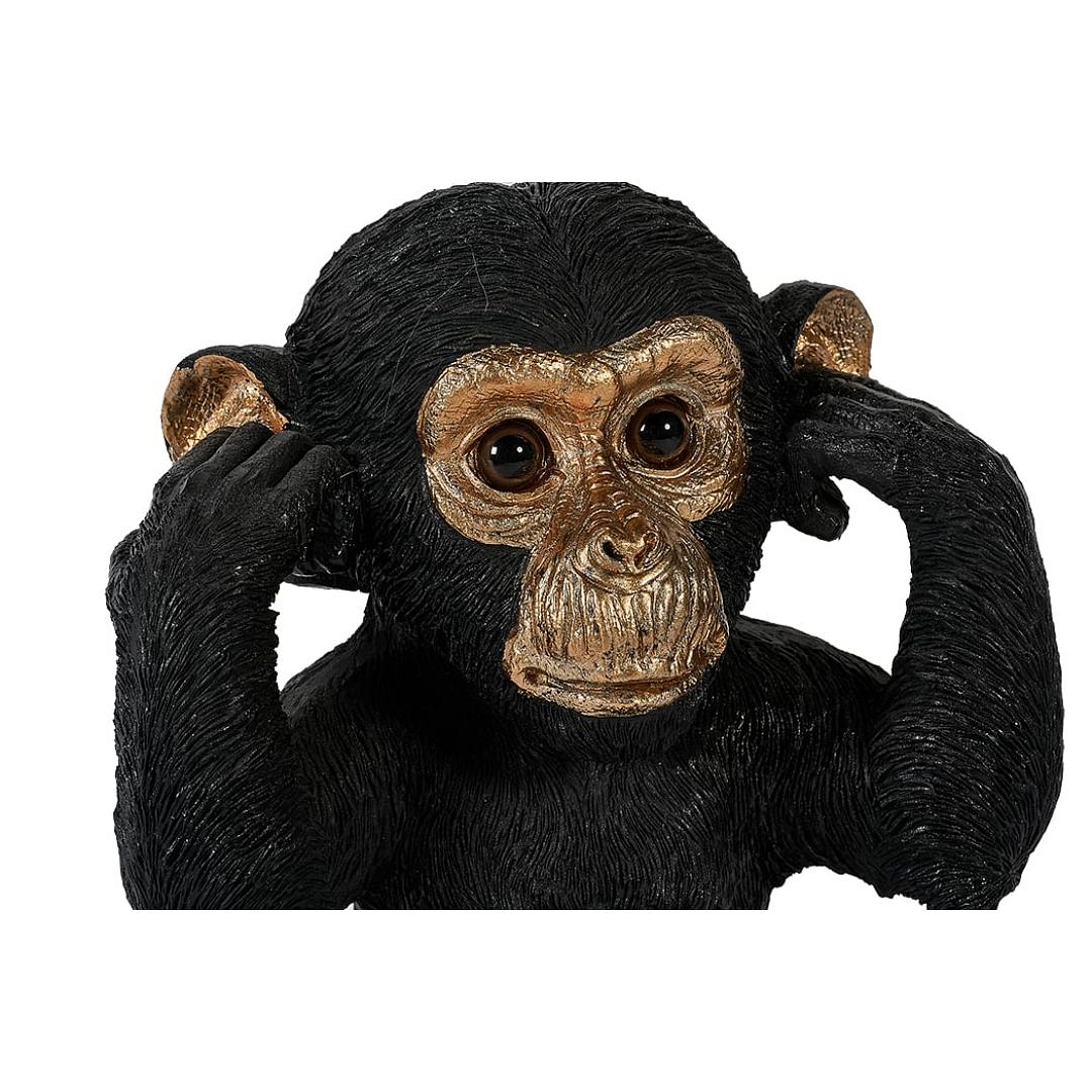 その他 WASELEY BEAR&MARCEL MONKEY Marcel Monkey - BLACK POLYRESIN | Marina Home UAE