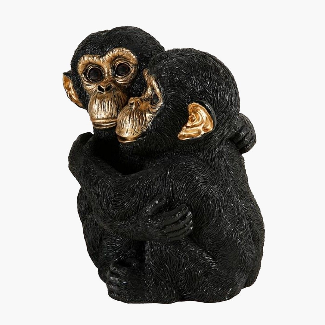 Buy Online Marcel Baby Monkey,BLACK,POLYRESIN | Marina Home
