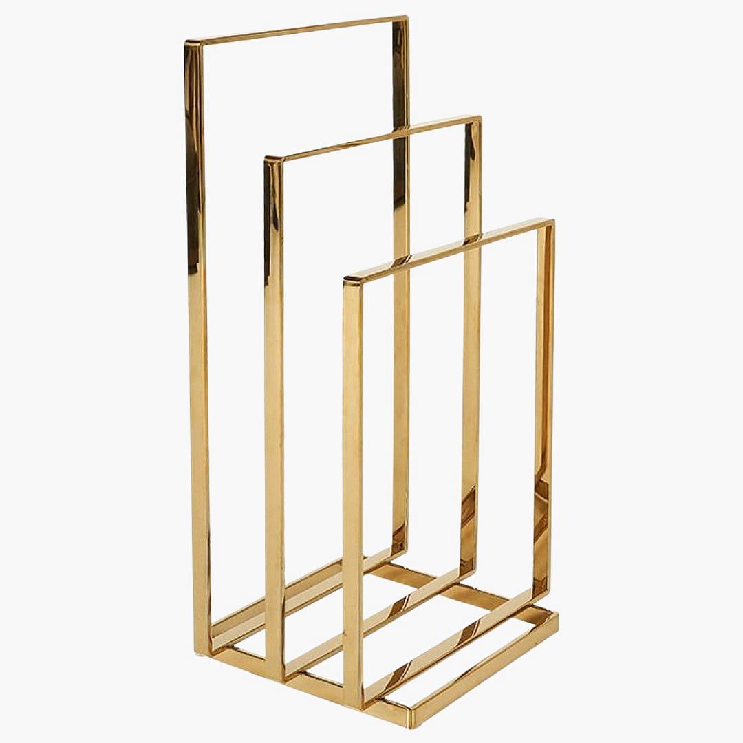Brass towel rack stand outlet