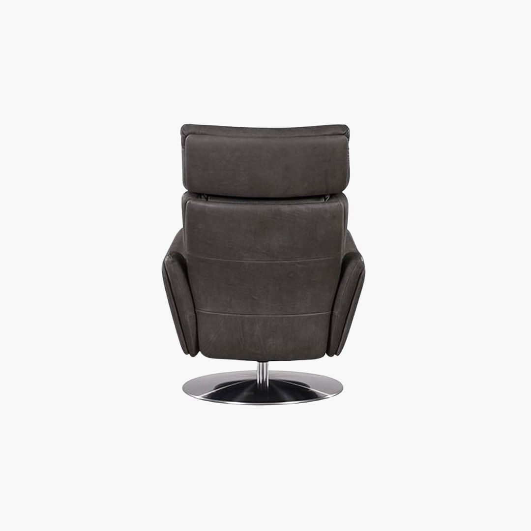Jersey real leather swivel recliner outlet