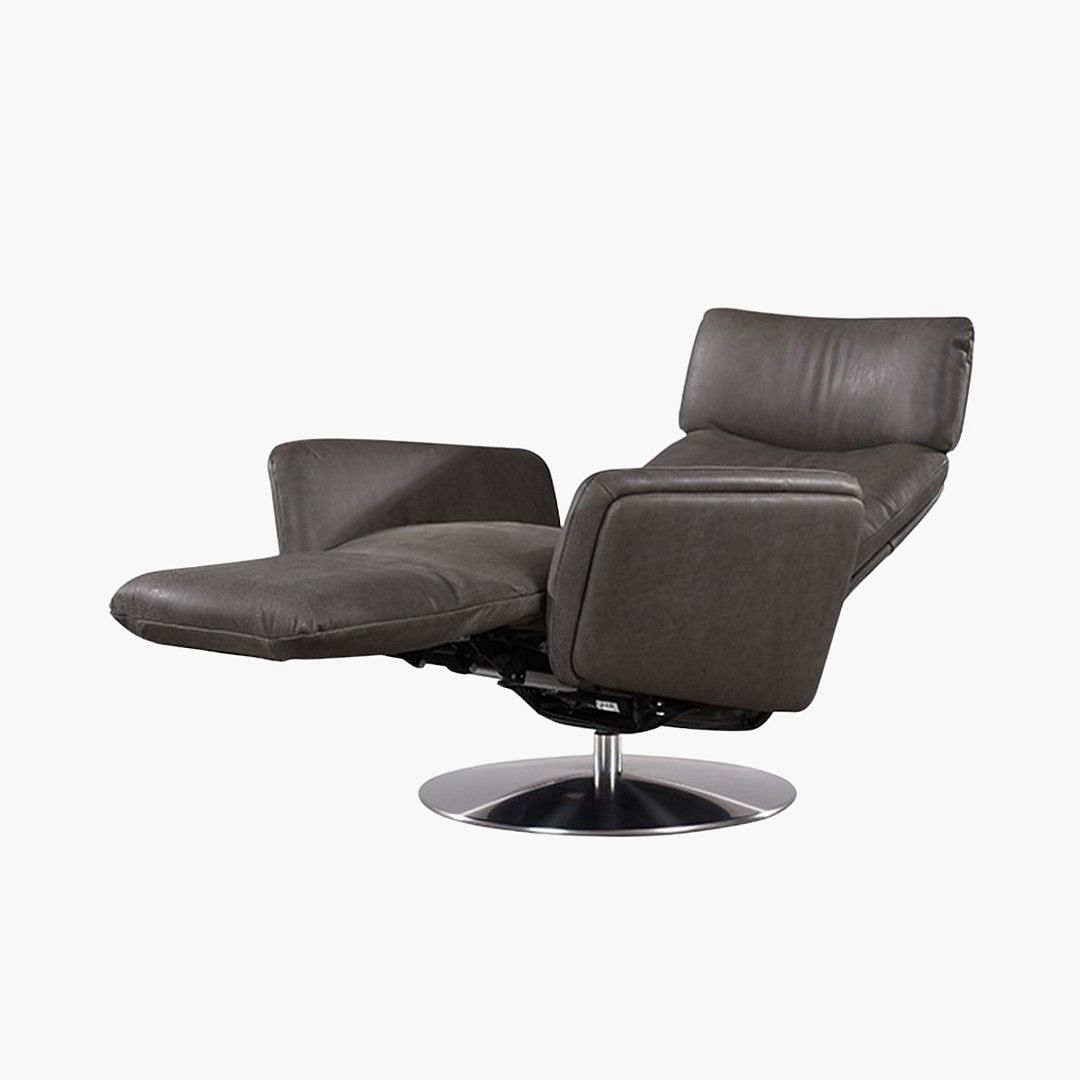 Leather grey chair shop