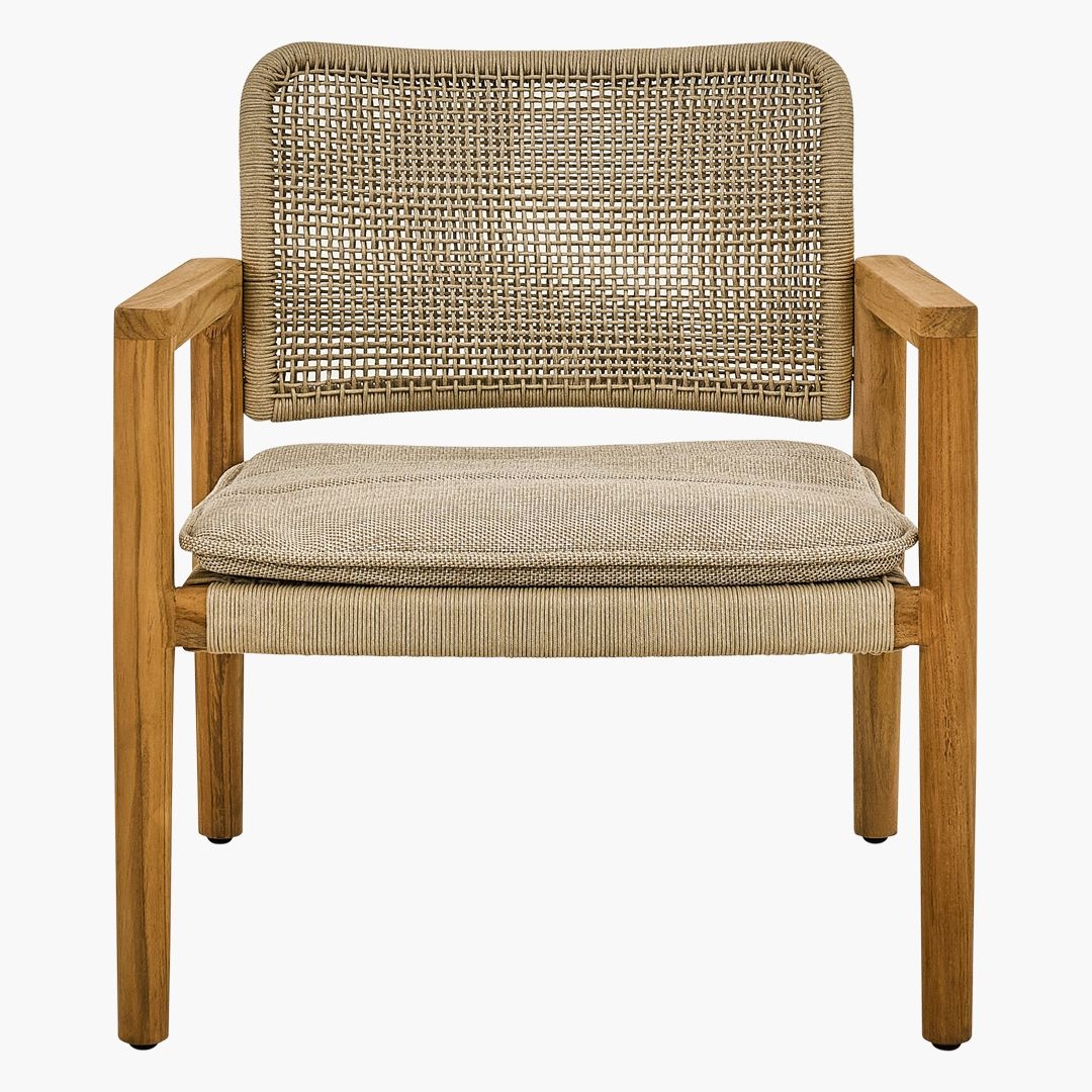 Buy Online TOLO OUTDOOR LOUNGE CHAIR,Beige,Rope Marina Home